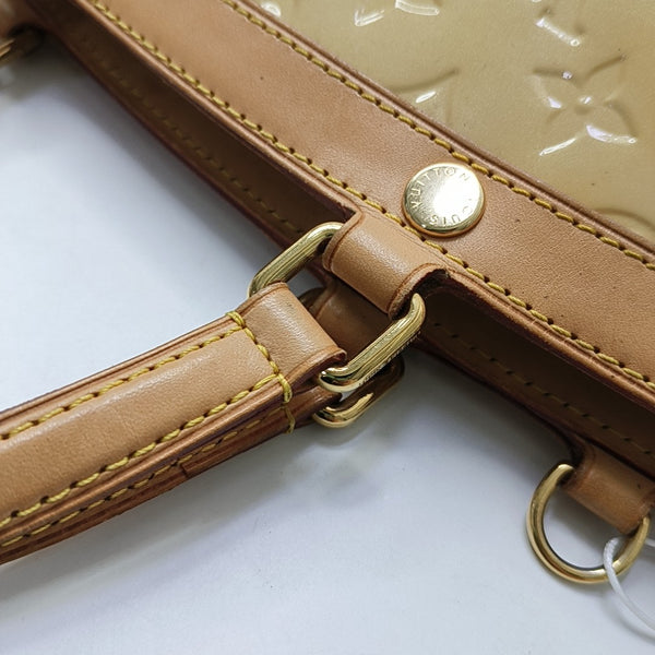 BREA MM Monogram Patent Leather Yellow