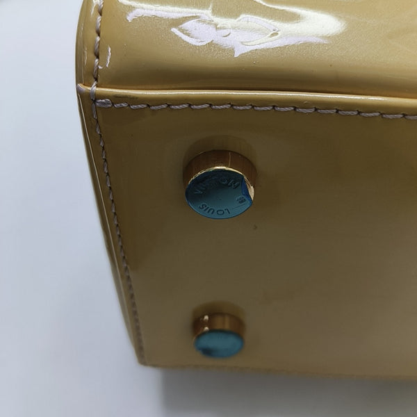 BREA MM Monogram Patent Leather Yellow