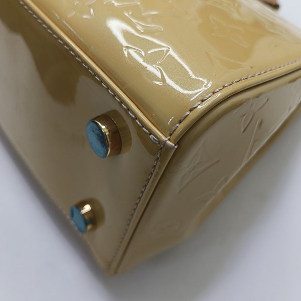 BREA MM Monogram Patent Leather Yellow