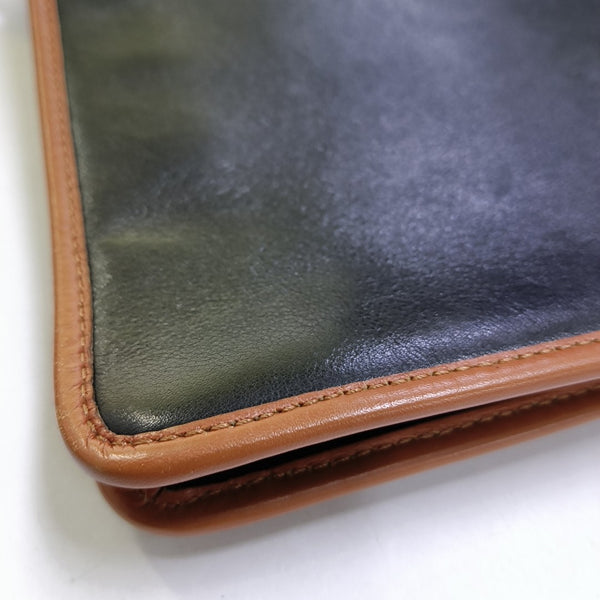MACADAM CLUTCHES Coated Canvas Black