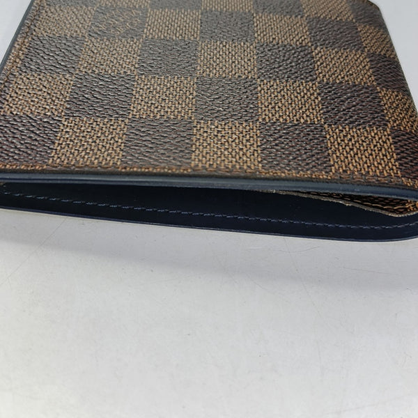 Damier Ebene Coated Canvas Wallet Brown