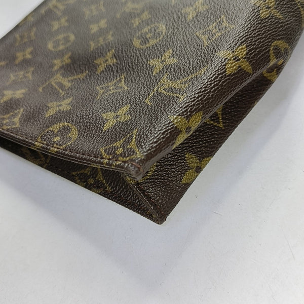 TOILET POCKET 26 Monogram Coated Canvas Brown
