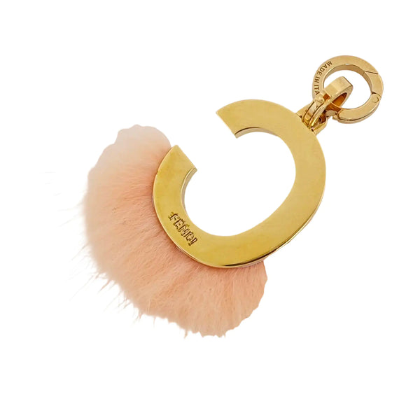 Metal Bag Charm Rose Gold