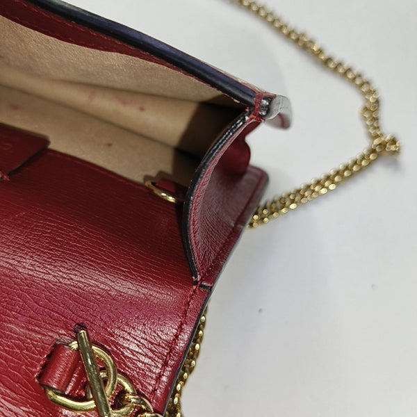 Sylvie Super Mini Calfskin Red