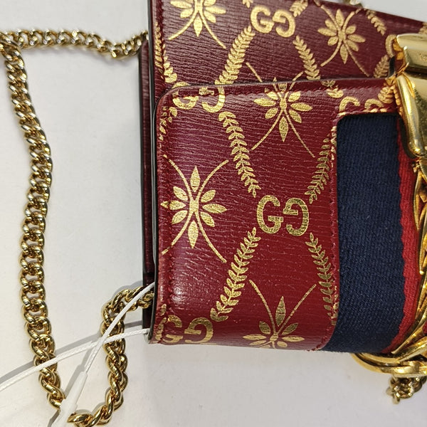 Sylvie Super Mini Calfskin Red