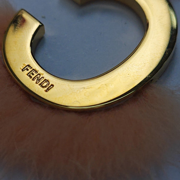 Metal Bag Charm Rose Gold