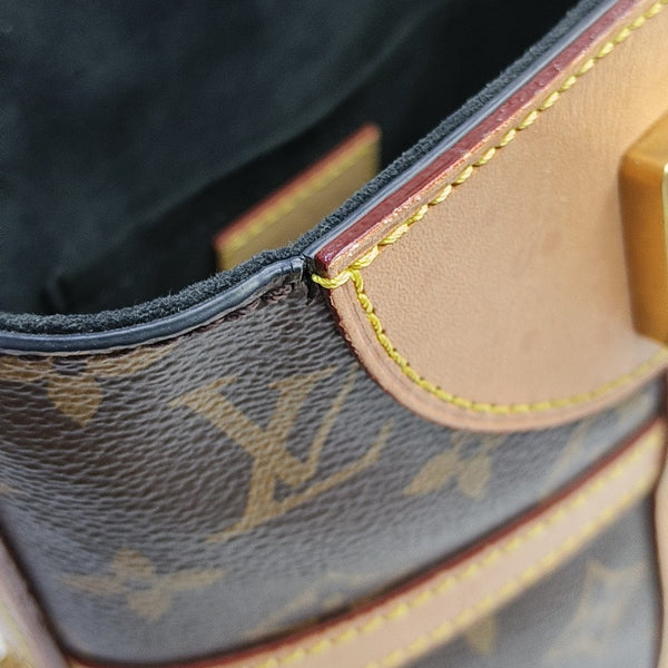 DUFFLE Monogram Coated Canvas Brown