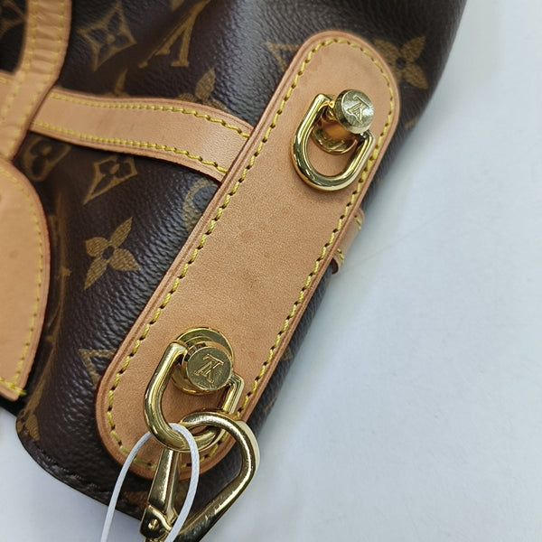DUFFLE Monogram Coated Canvas Brown