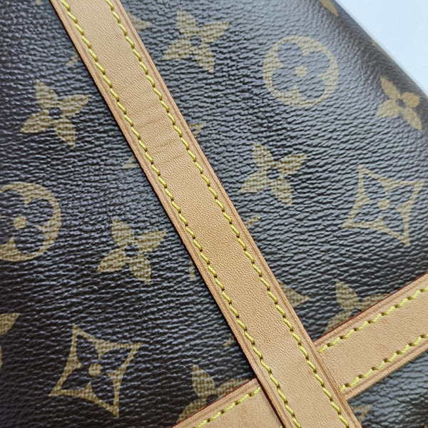 DUFFLE Monogram Coated Canvas Brown