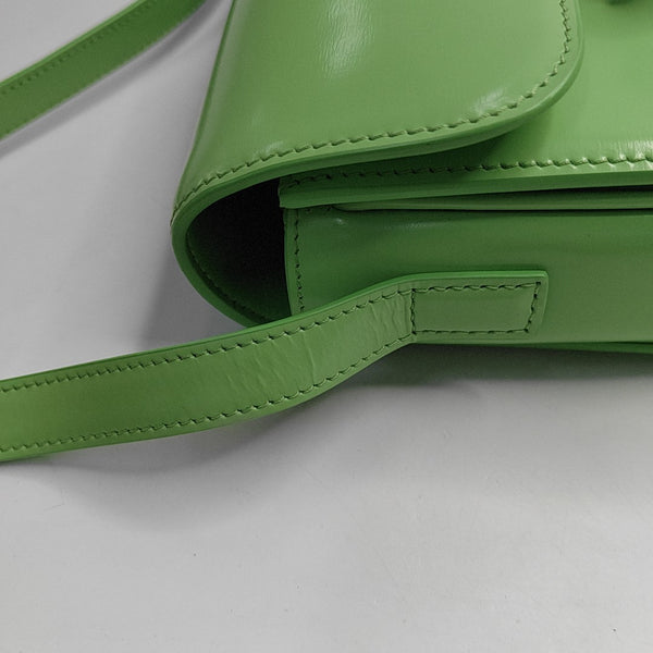 TRIOMPHE Small Quilted Calfskin Green