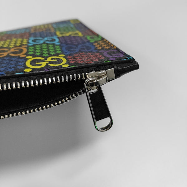 GG Supreme Monogram Coated Canvas Black