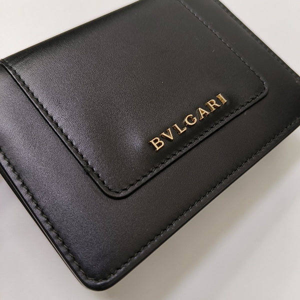 SERPENTI FOREVER Calfskin Black Wallet
