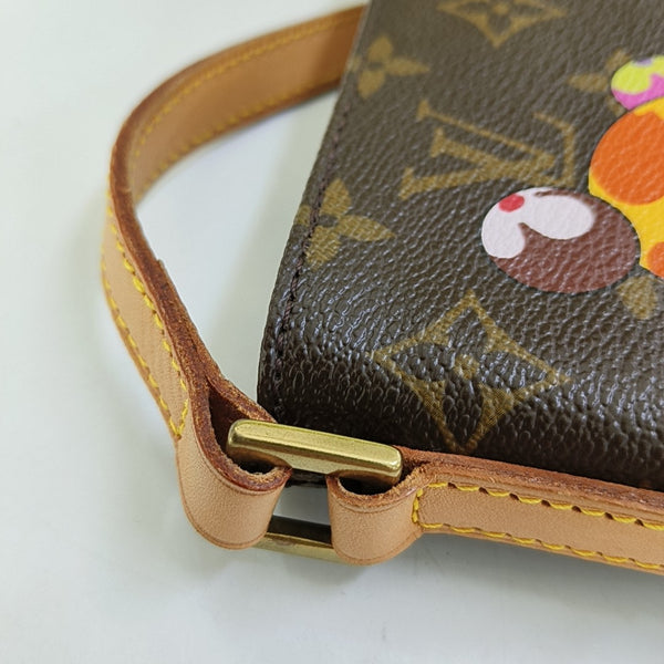 TROTTER Monogram Coated Canvas Brown