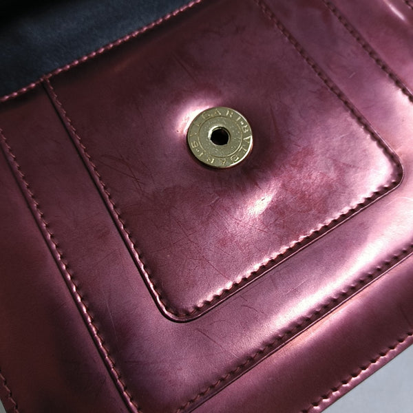 SERPENTI FOREVER Small Quilted Patent Leather Red