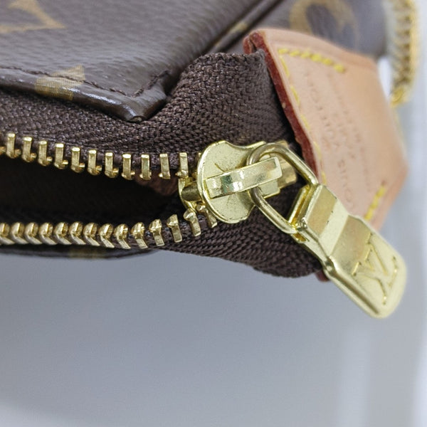 ACCESSOIRES Mini Monogram Coated Canvas Brown