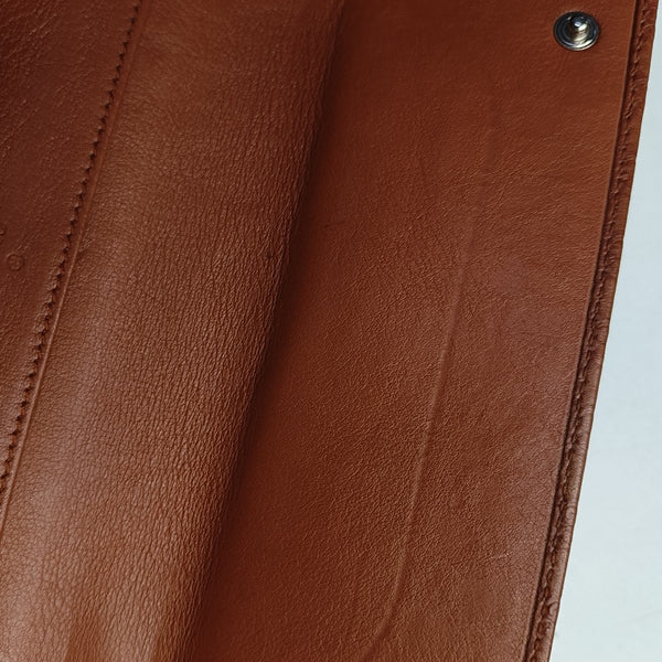 Monogram Calfskin Wallet Brown