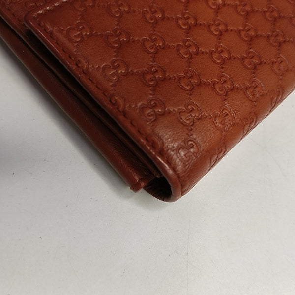 Monogram Calfskin Wallet Brown