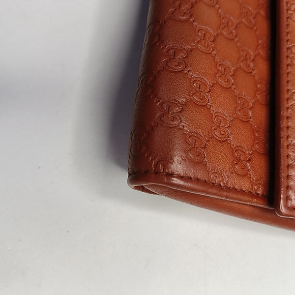 Monogram Calfskin Wallet Brown