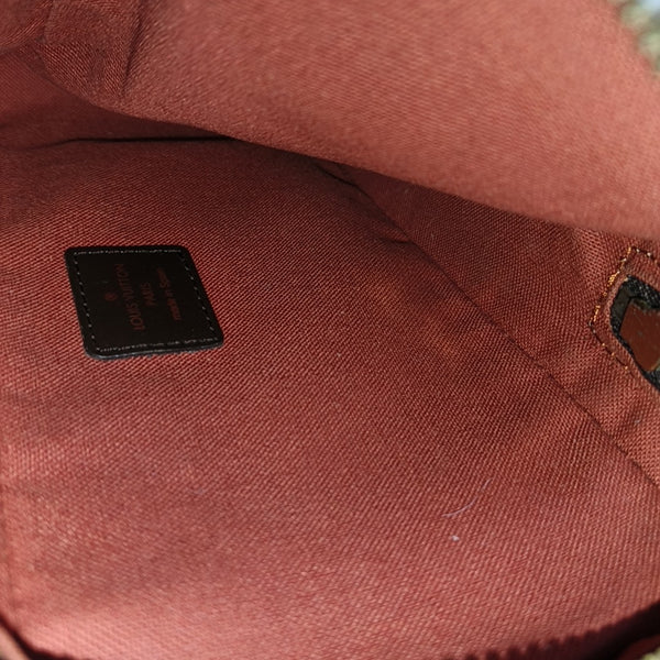 GÉRONIMOS Damier Ebene Coated Canvas Brown