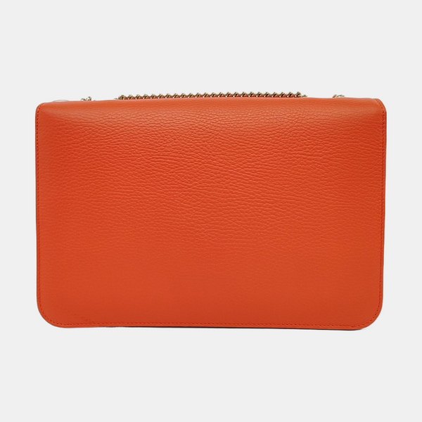 Authenticated pre-owned Interlocking G Large Calfskin Orange - Crossbody Bag at Looply