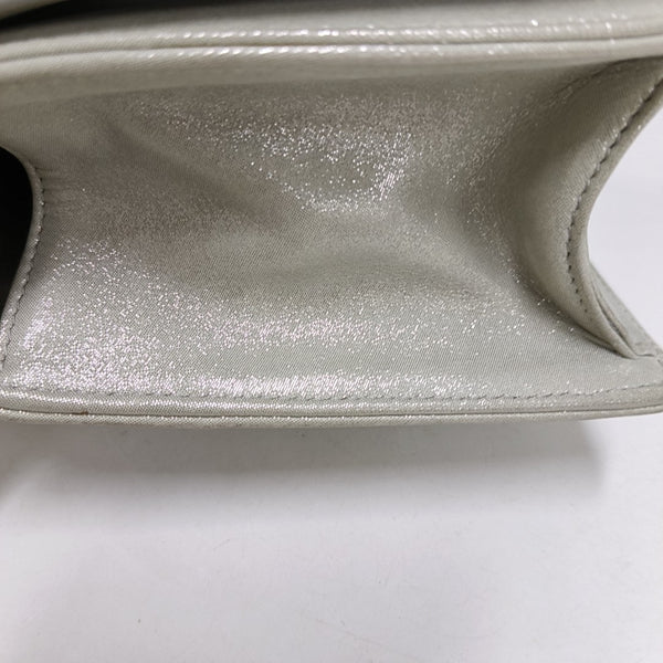 Diorama Small Cannage Calfskin Silver