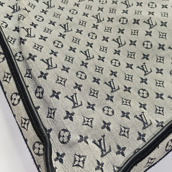 MARY KATE Monogram Canvas Blue