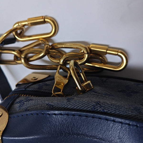 SOFT TRUNK Monogram Denim Blue