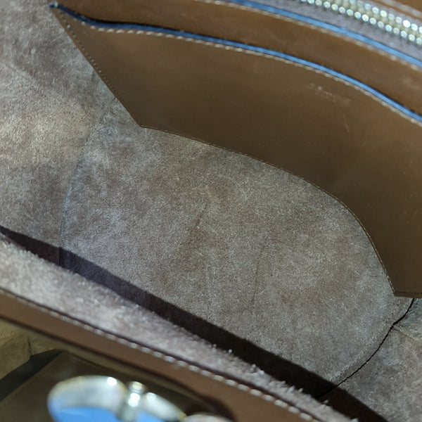 TRIOMPHE Small Calfskin Brown