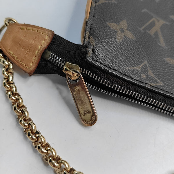 EVA Damier Ebene Coated Canvas Brown