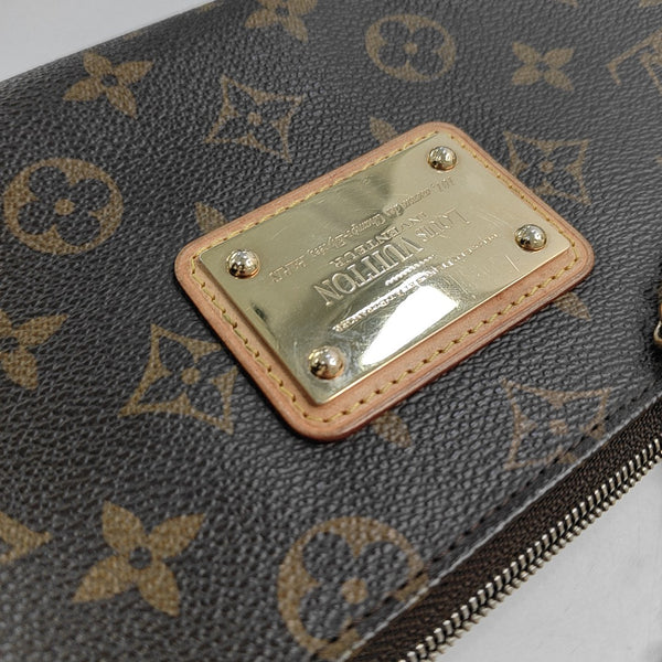 EVA Damier Ebene Coated Canvas Brown