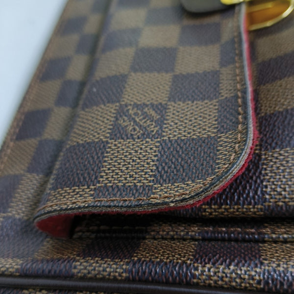 RAVELLO GM Damier Ebene Coated Canvas Brown