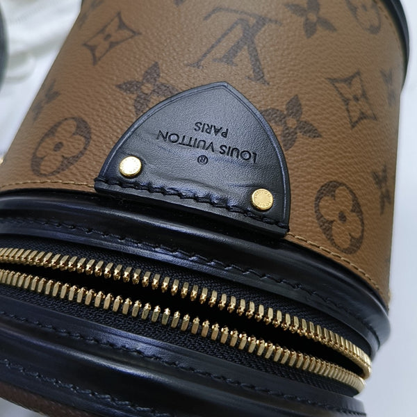 CANNES PM Monogram Coated Canvas Brown