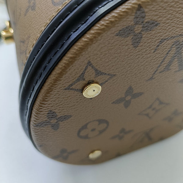 CANNES PM Monogram Coated Canvas Brown