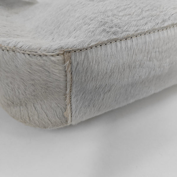 Hobo Mini Horsehair White