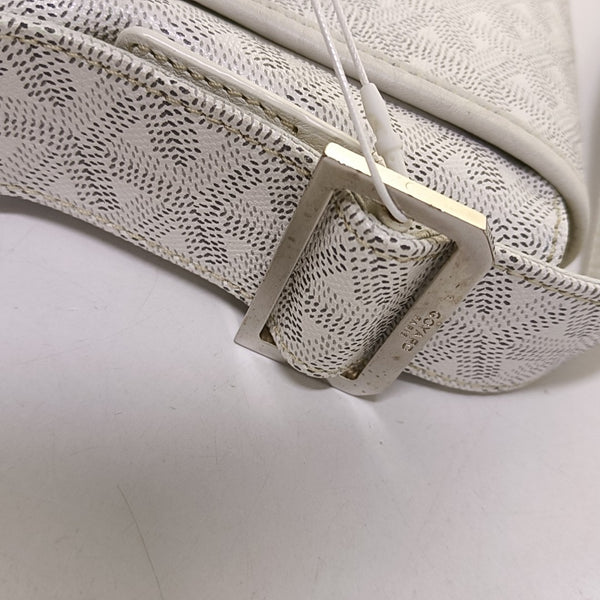 Belvedere Coated Canvas White