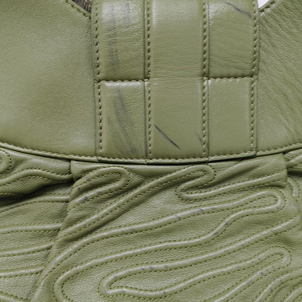 CHANDRA Quilted Calfskin Green