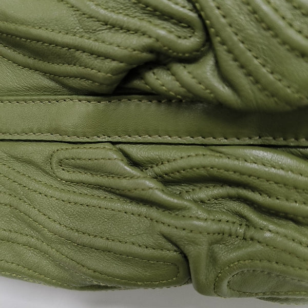 CHANDRA Quilted Calfskin Green