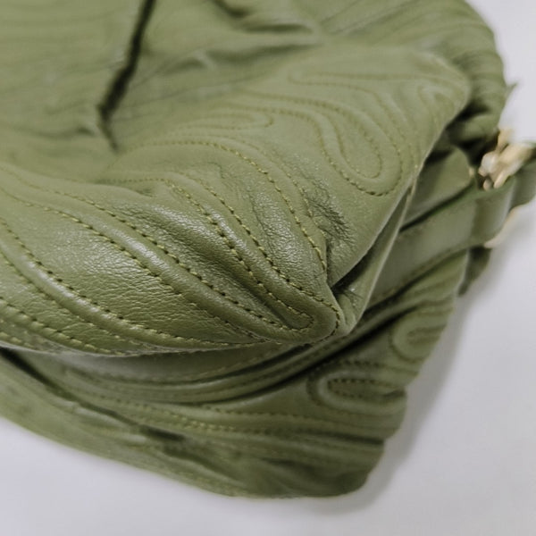 CHANDRA Quilted Calfskin Green
