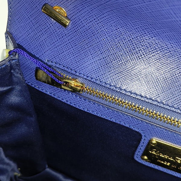 Ginny Calfskin Blue
