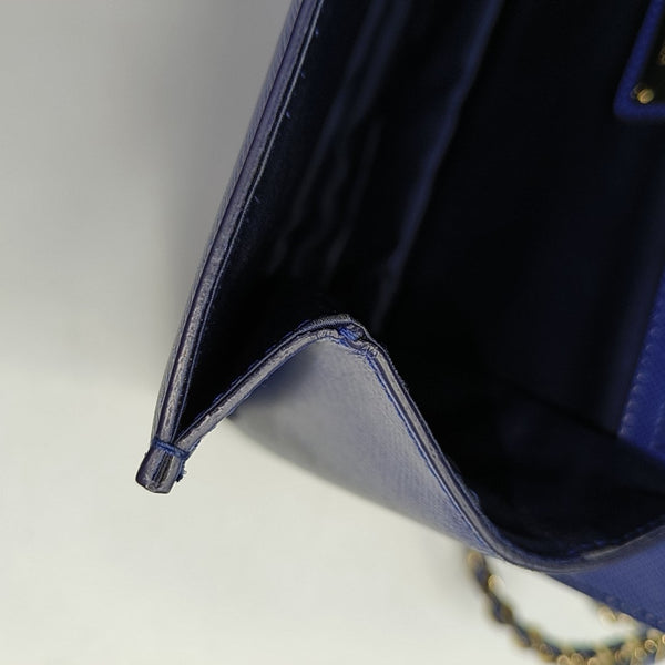 Ginny Calfskin Blue