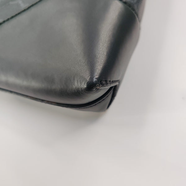GG Supreme Monogram Coated Canvas Gray