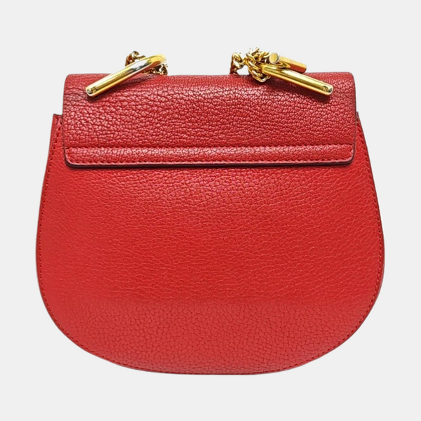 Authenticated pre-owned Drew Mini Calfskin Red - Handbags at Looply