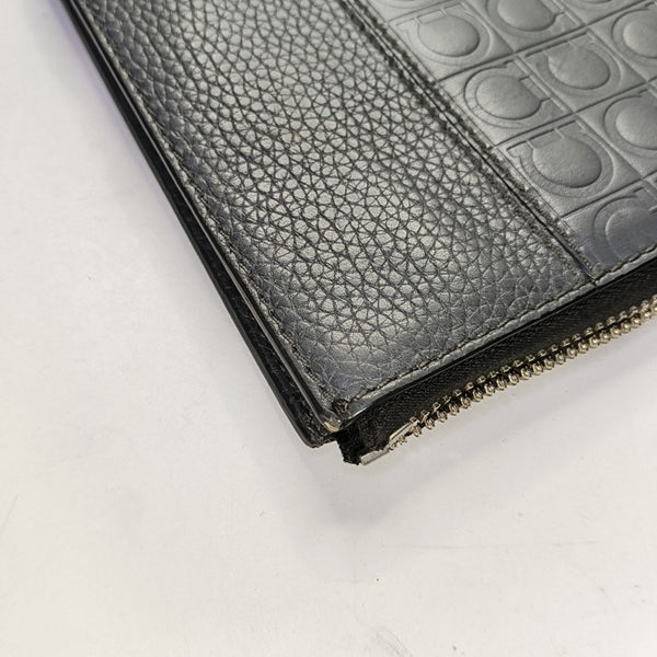 Gancini Calfskin Gray