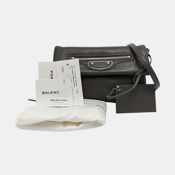Authenticated pre-owned Classic Metallic Edge City Lambskin Gray - Shoulder Bag at Looply