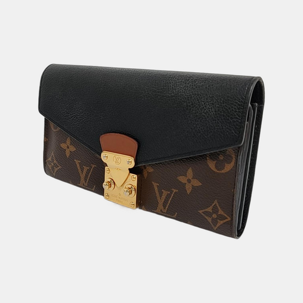 Authenticated pre-owned Pallas Monogram Coated Canvas Brown - Handbags at Looply