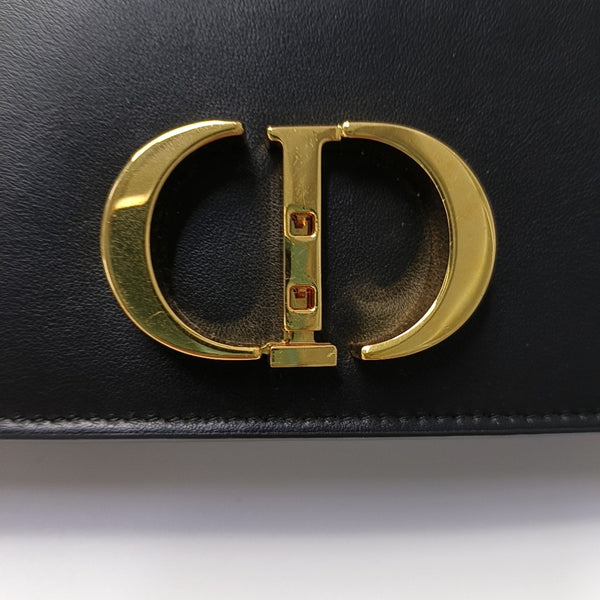 30 Montaigne Mini Calfskin Black