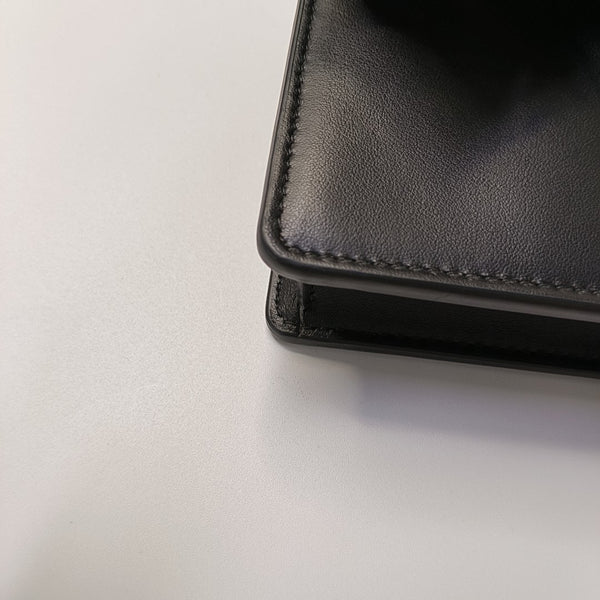30 Montaigne Mini Calfskin Black