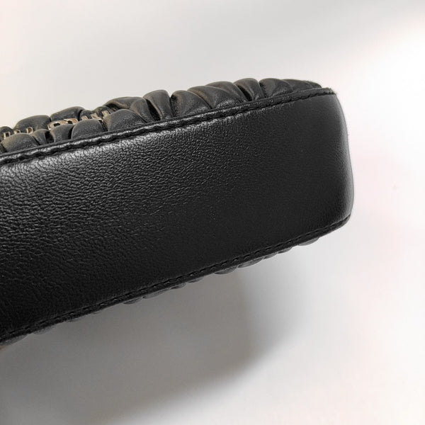 Matelassé Quilted Lambskin Black