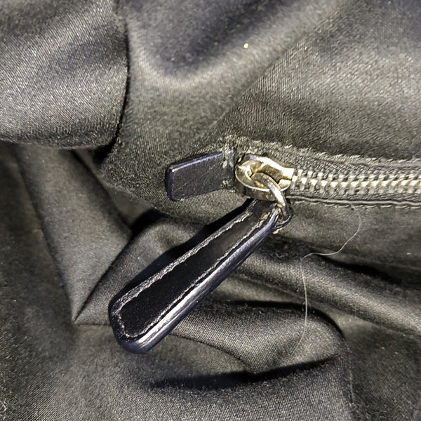 Quilted Patent Leather Black