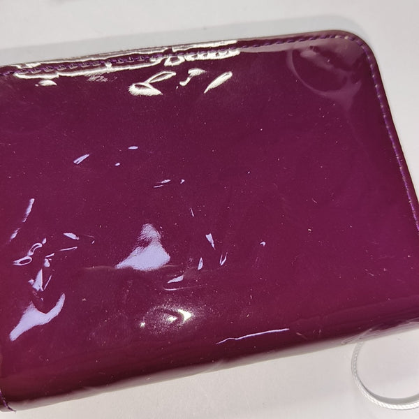 ZIPPY Monogram Patent Leather Red Wallet
